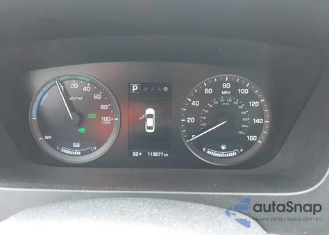 2017 Hyundai Sonata Hybrid z USA, uszkodzony, nr VIN KMHE34L12HA050408